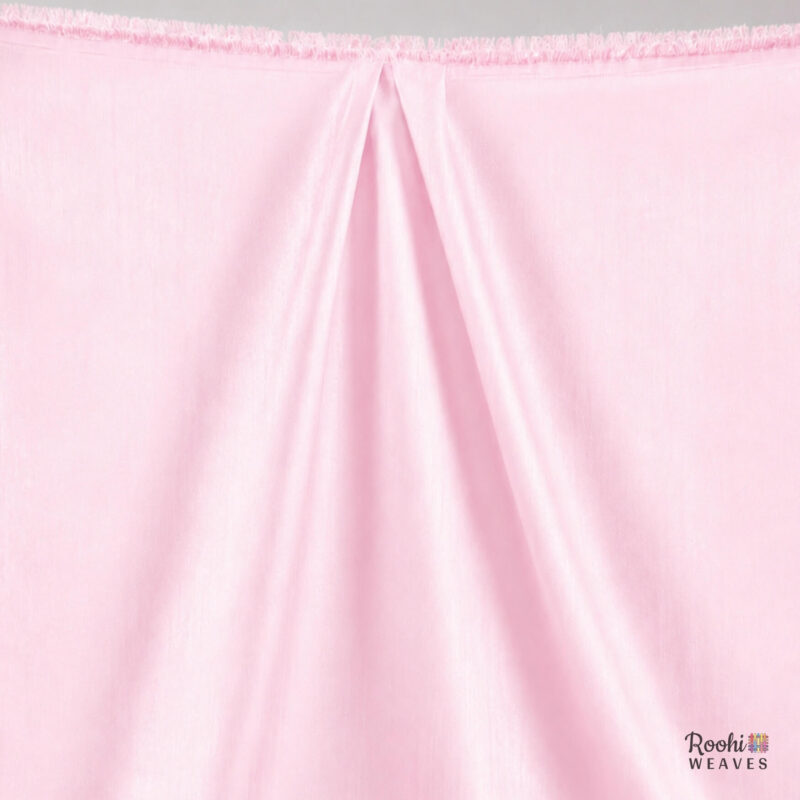 ''Baby Pink Dupion Fabric''>