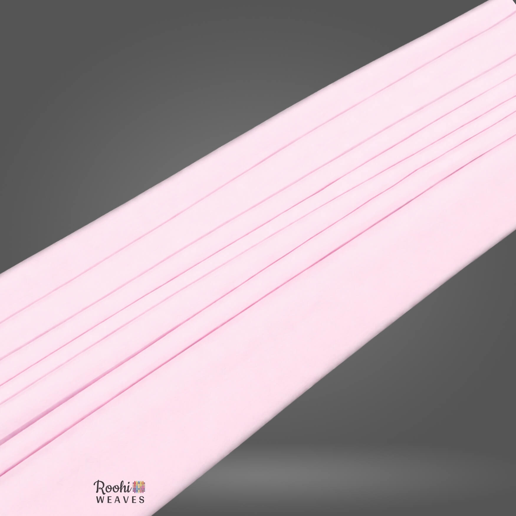 Baby Pink Dupion Silk Fabric - Image 3
