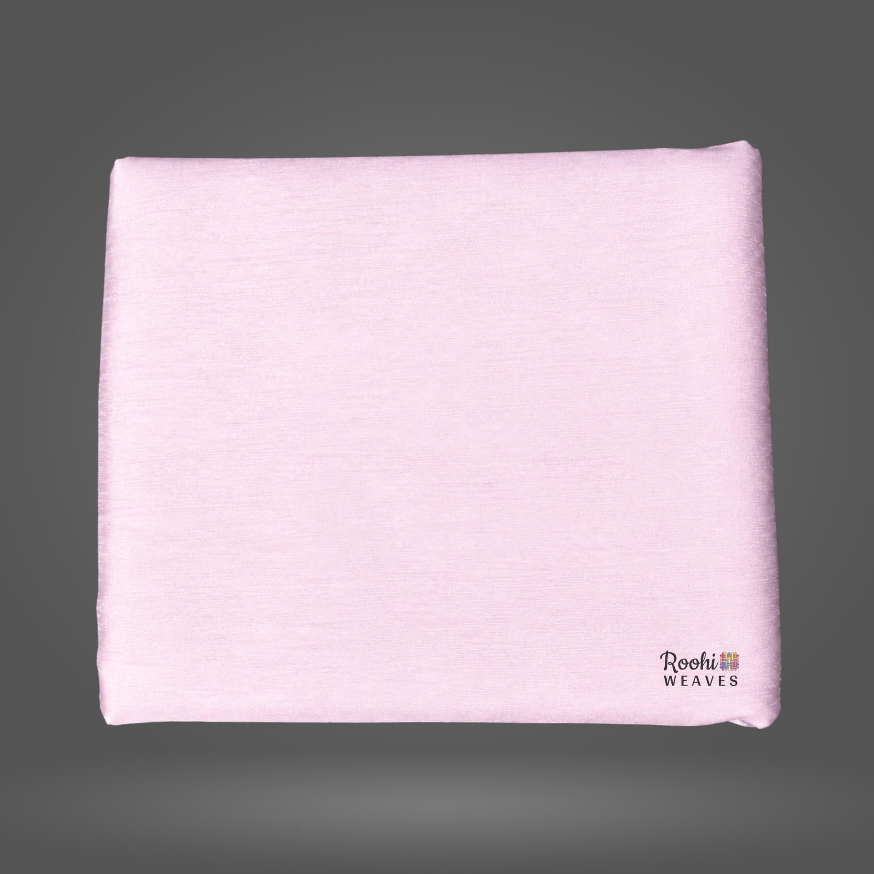 Baby Pink Dupion Silk Fabric - Image 4