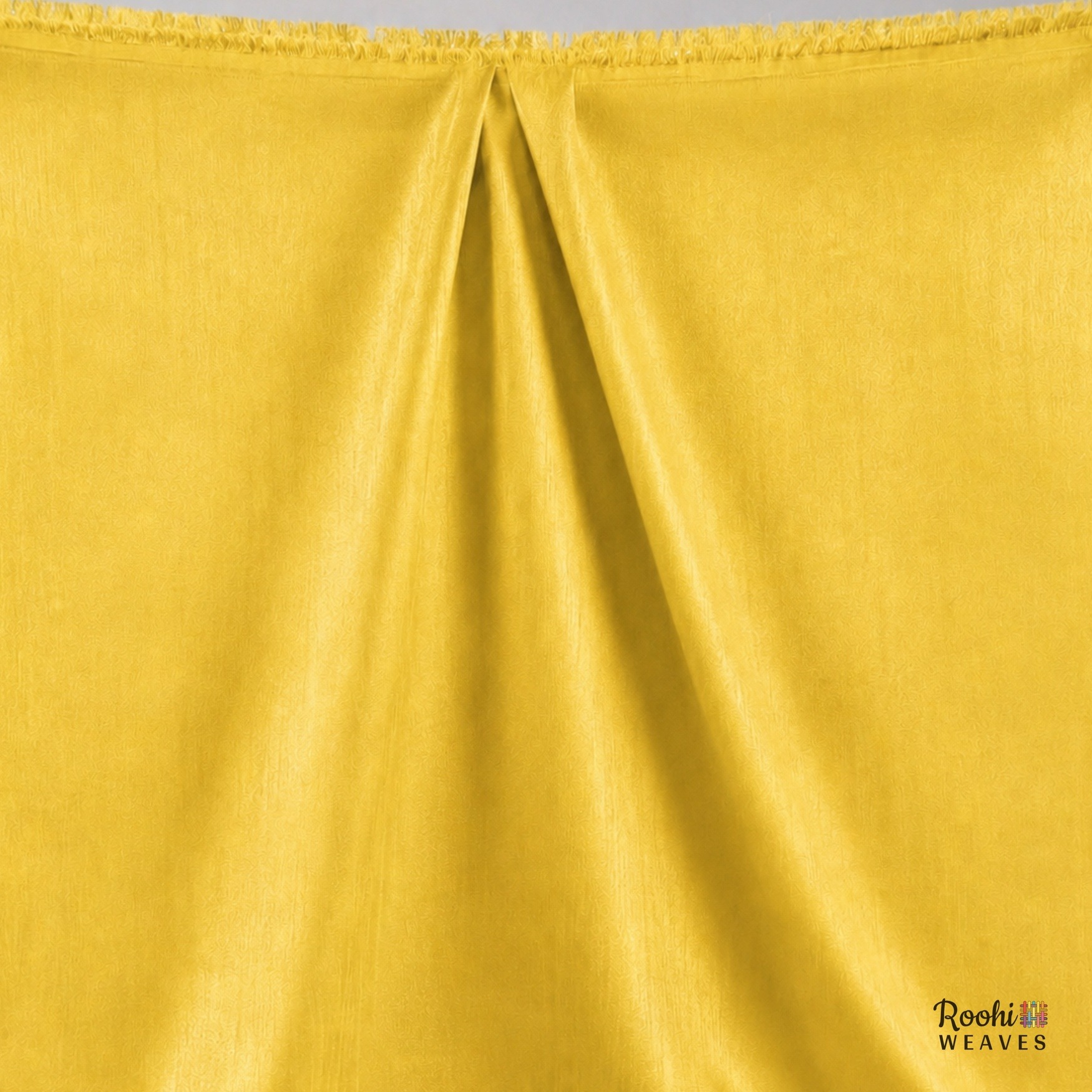 Golden Dupion Silk Fabric - Image 2