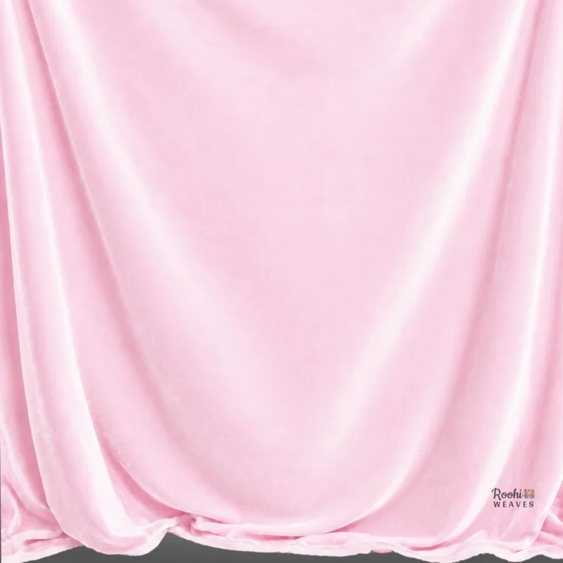 ''Baby Pink Premium Velvet Fabric''>