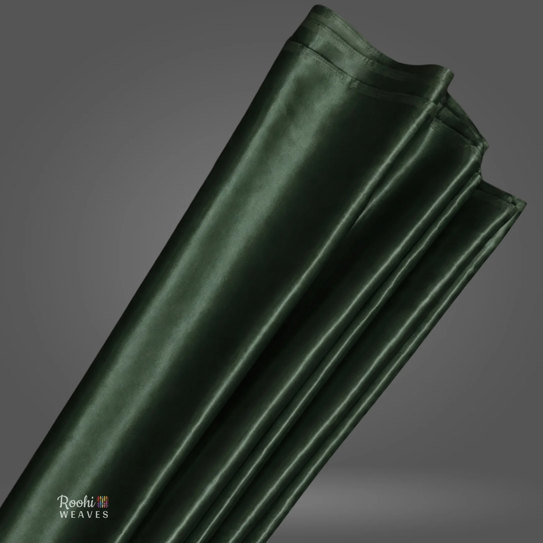 Bottle Green Ultra Satin 8 KG Fabric - Image 3