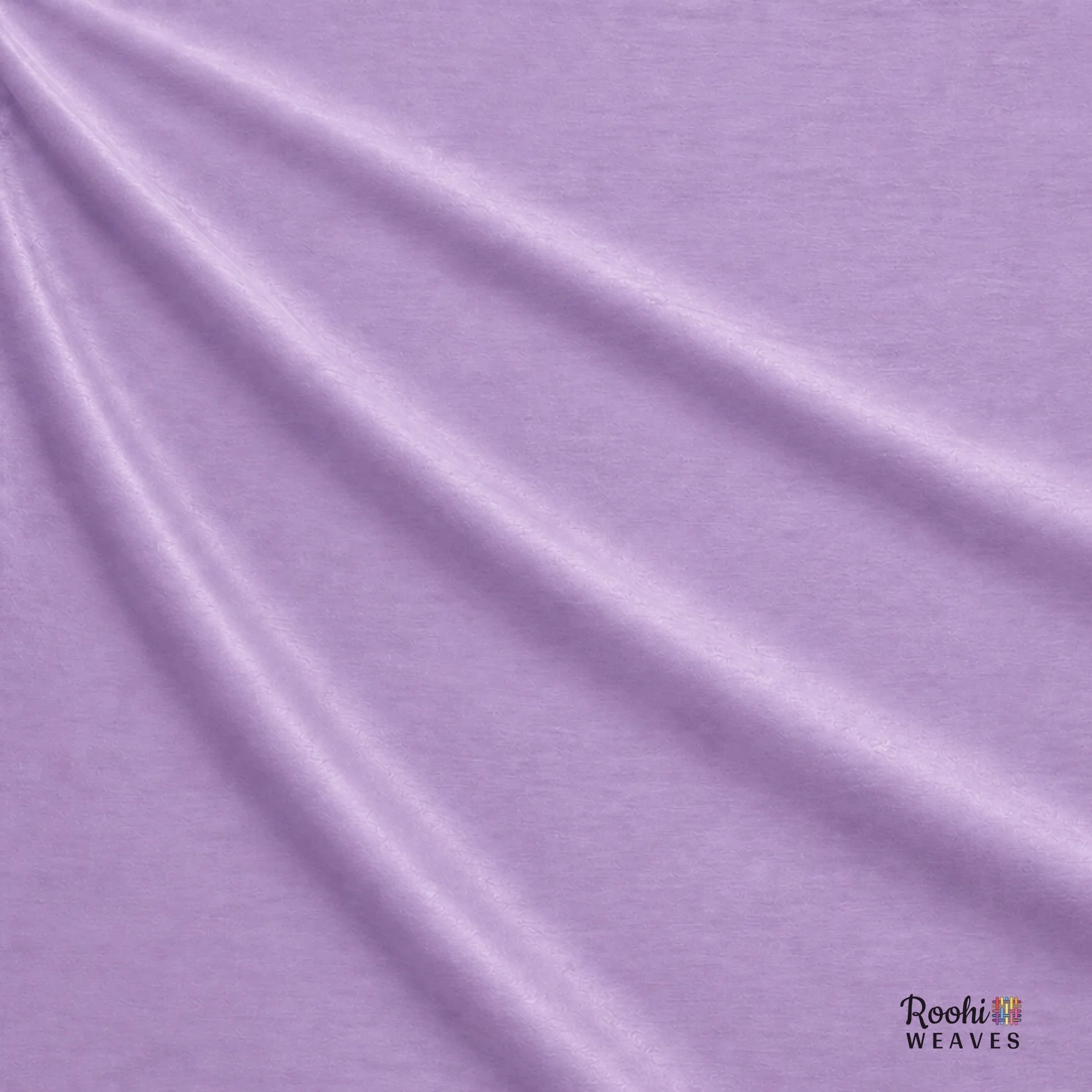 ''Lavender Dupion Fabric - Roohi Weaves''>