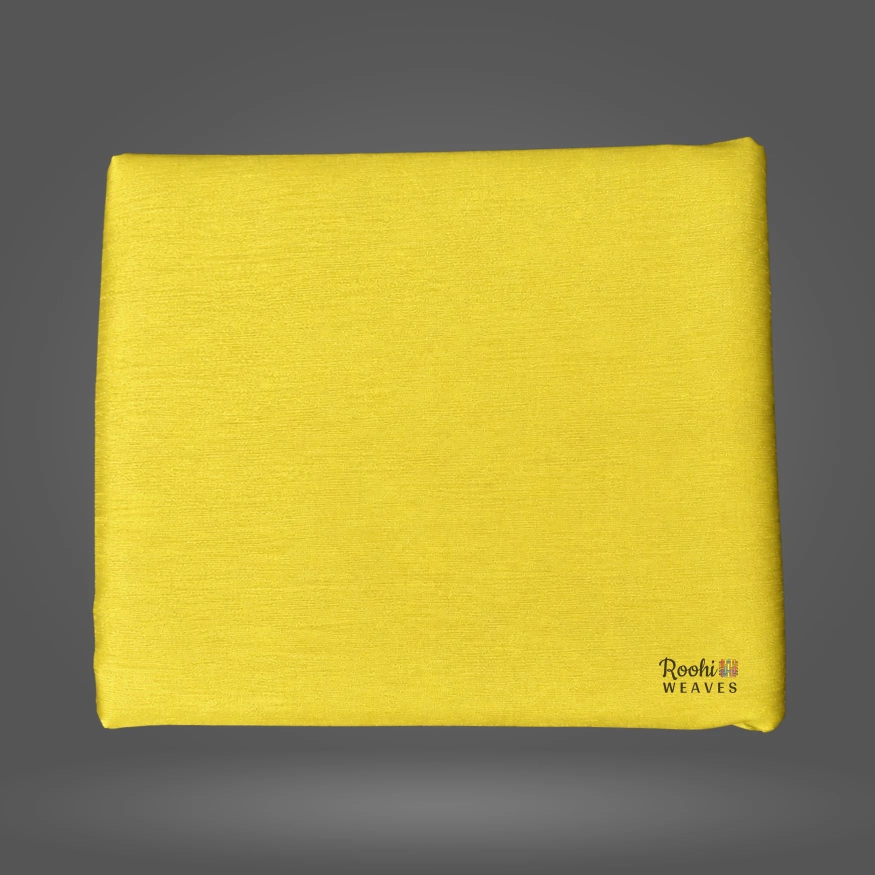 ''Lemon Yellow Roma Bangalori Fabric''>