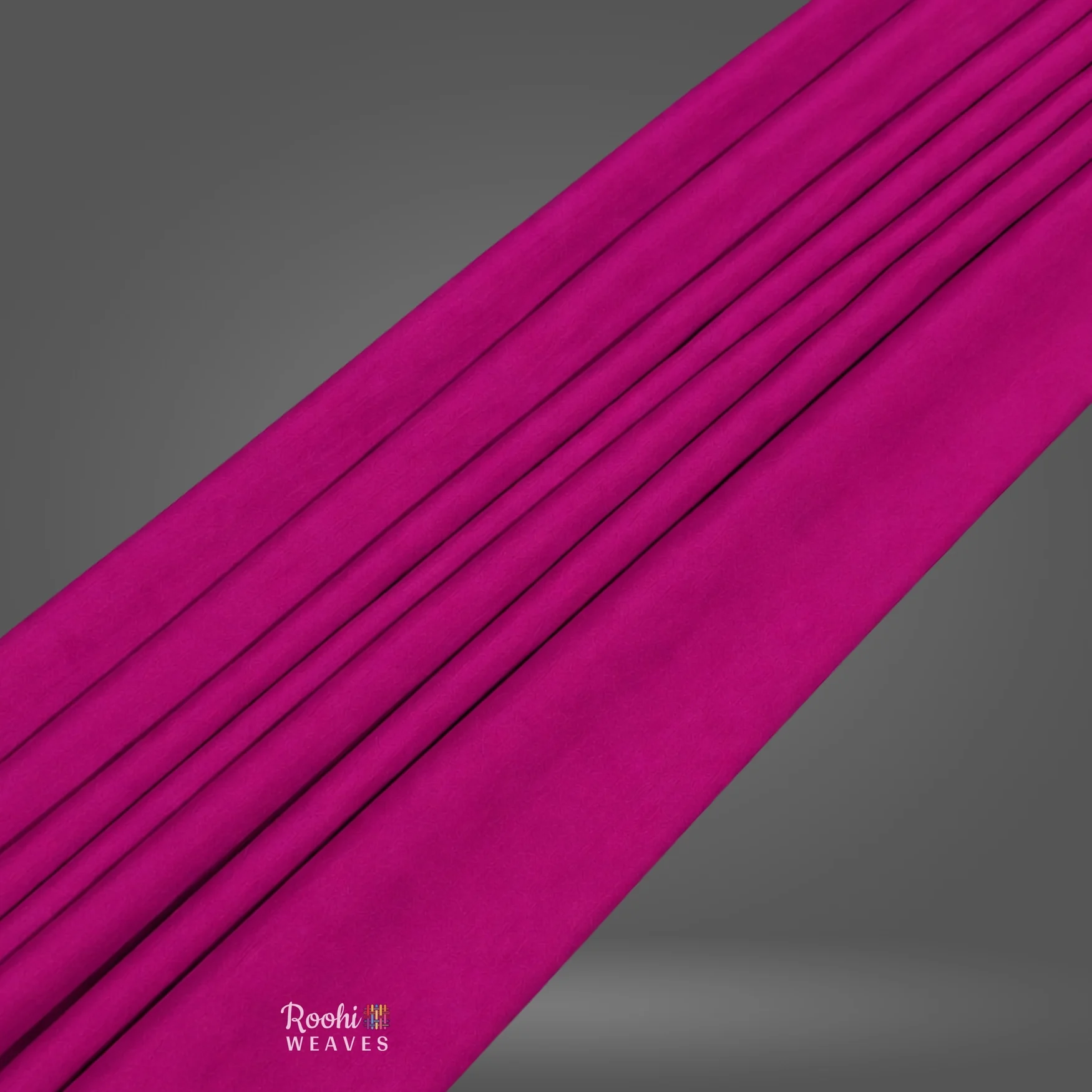 ''Magenta Dupion Khadi Fabric''>
