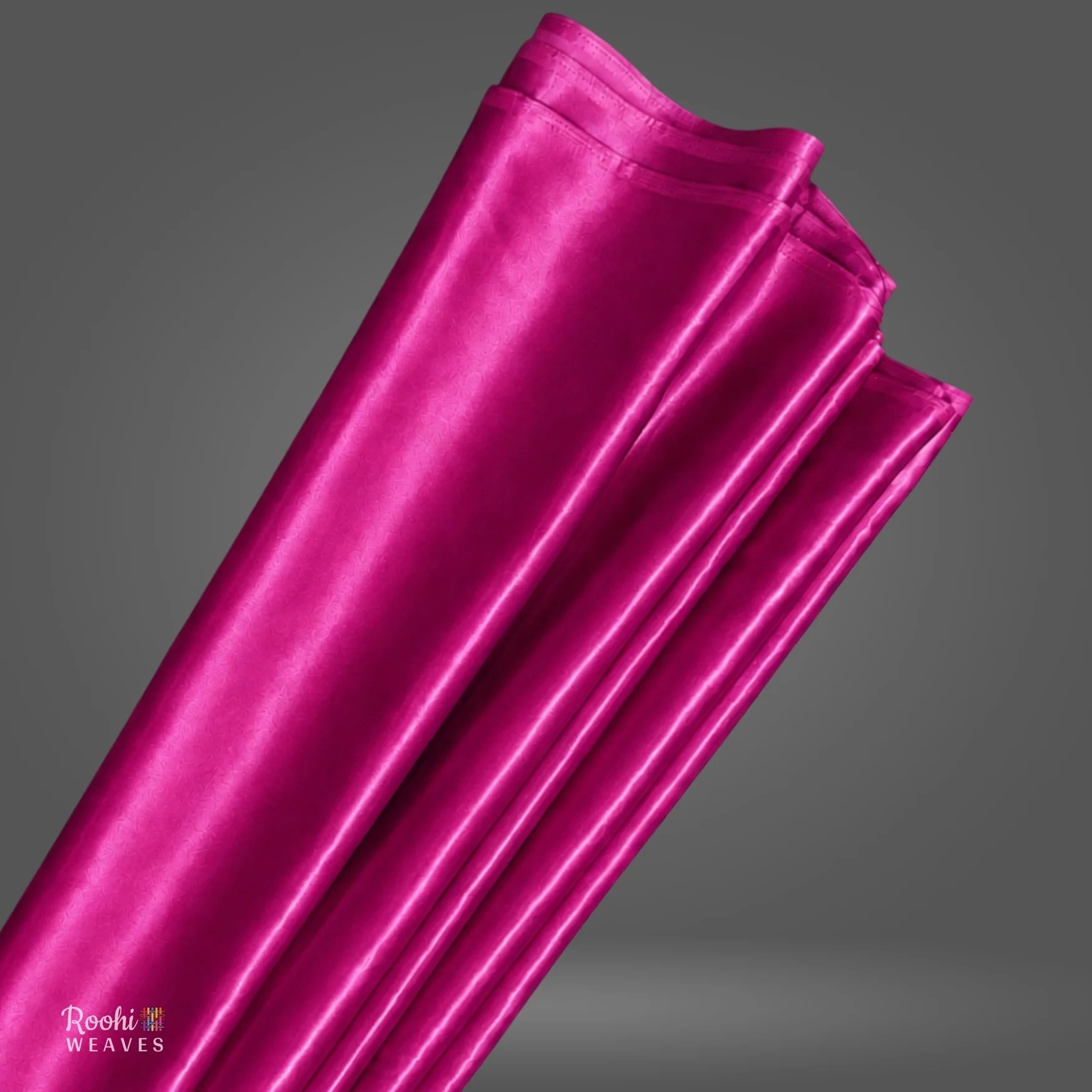 ''Magenta Ultra Satin 8 Kg Fabric - Roohi Weaves''>