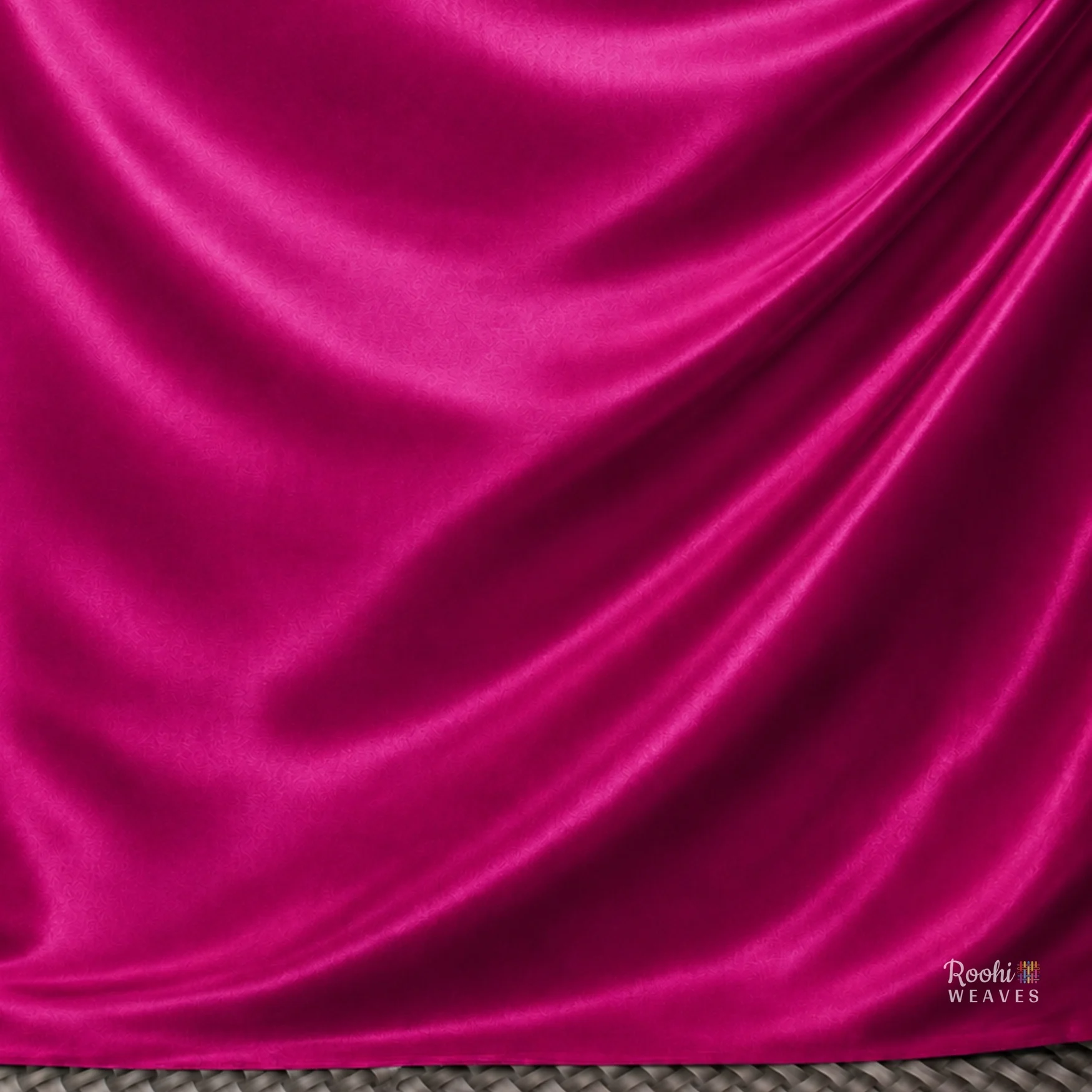 ''Magenta Ultra Satin Fabric''>