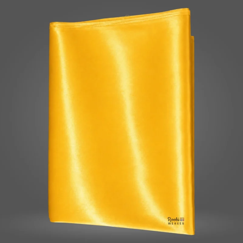 ''Mango Yellow Ultra Satin 8 Kg Fabric''>