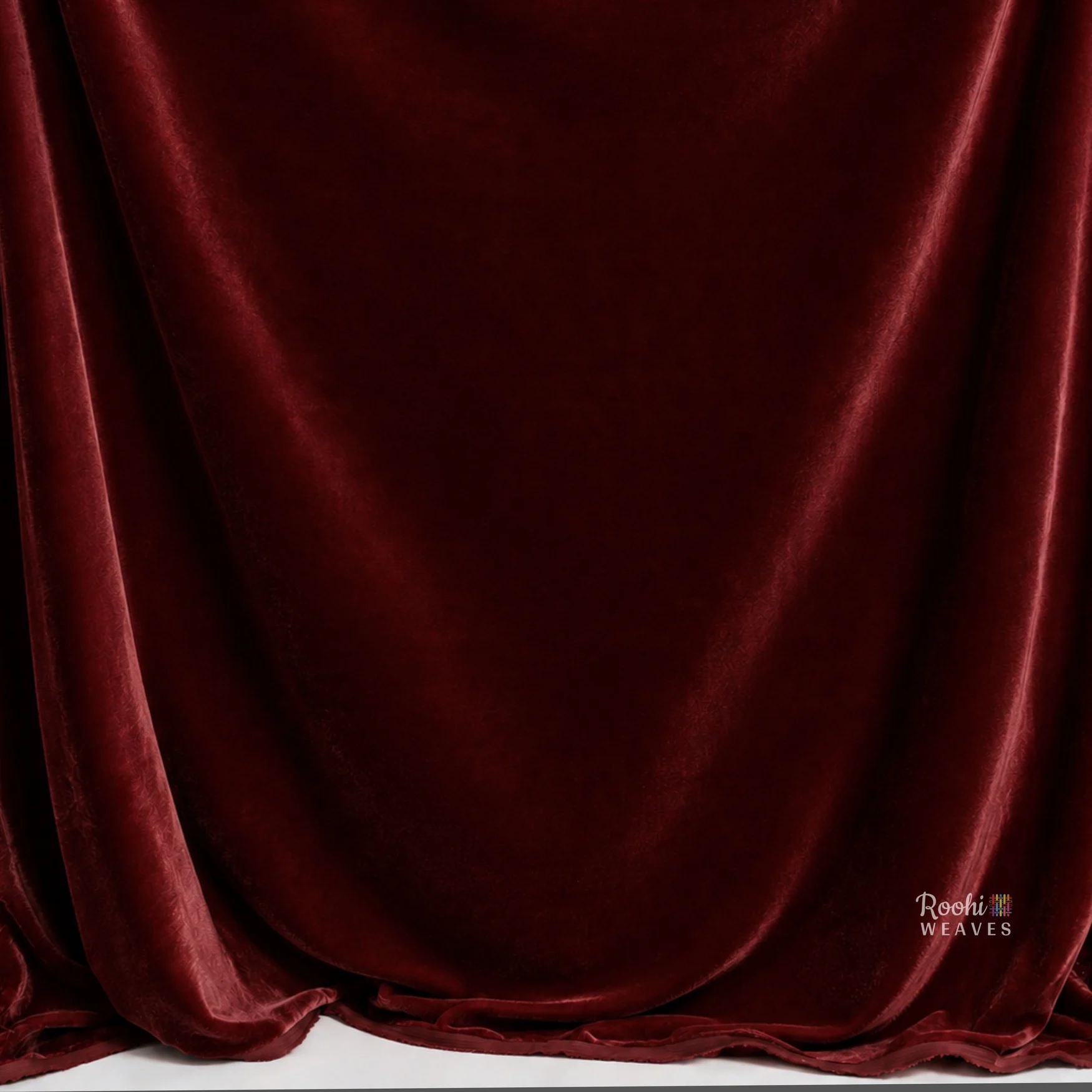 ''Maroon Premium Velvet Fabric''>