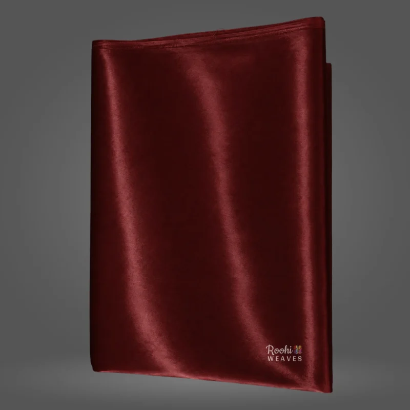 ''Maroon Ultra Satin 8 Kg Fabric''>