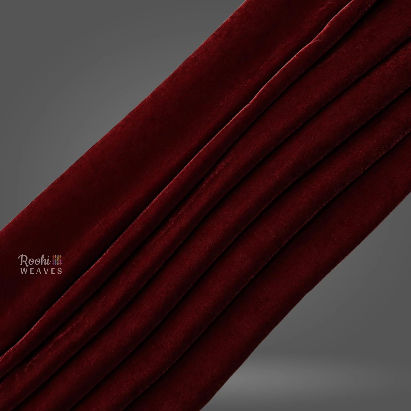 ''Maroon Velvet Fabric''>