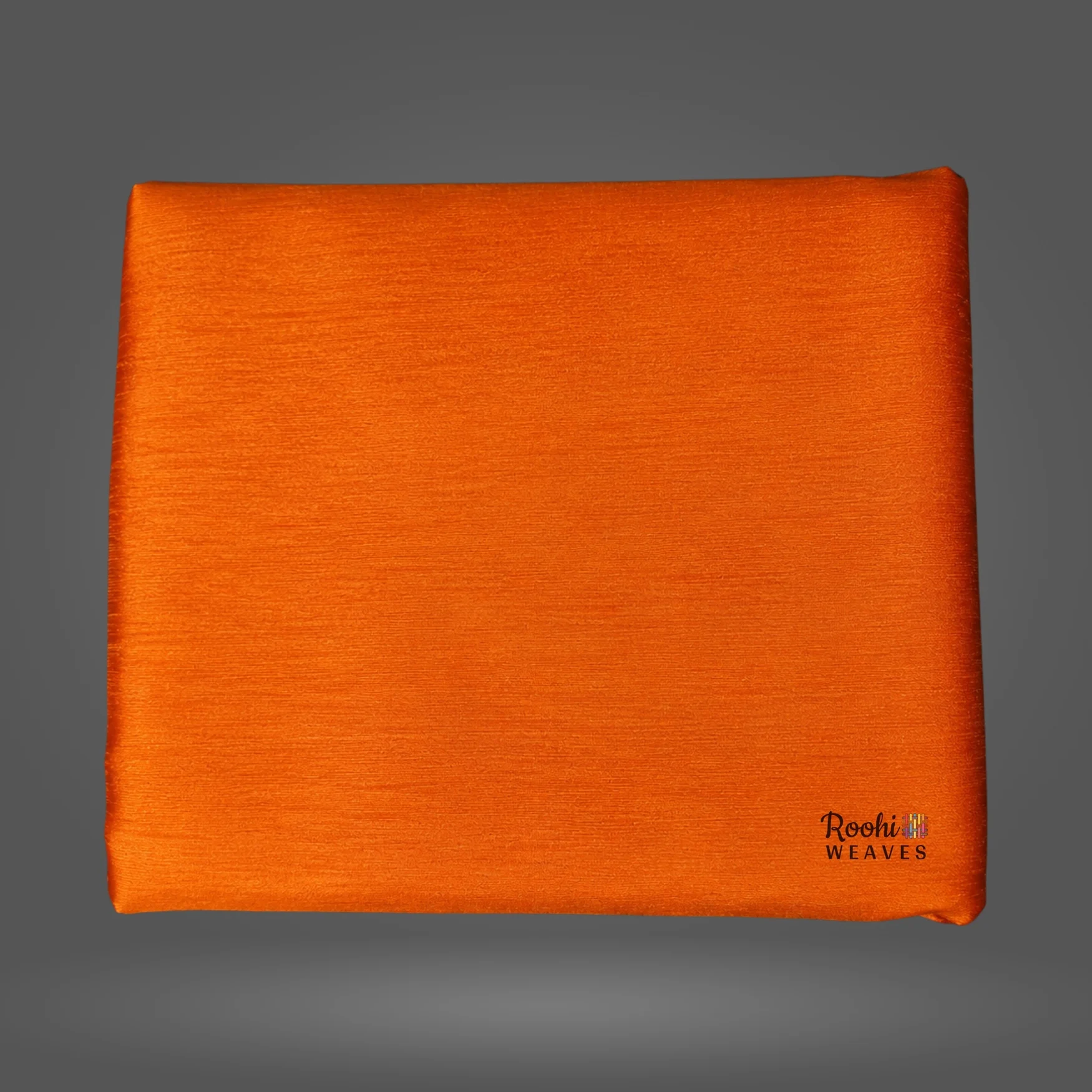 Orange Dupion Fabric - Image 2