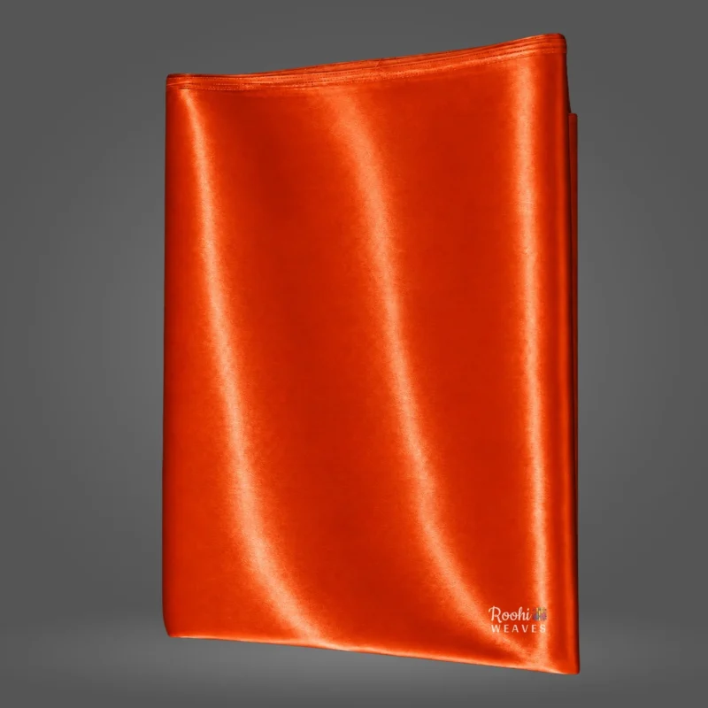 ''Orange Ultra Satin 8 Kg Fabric''>
