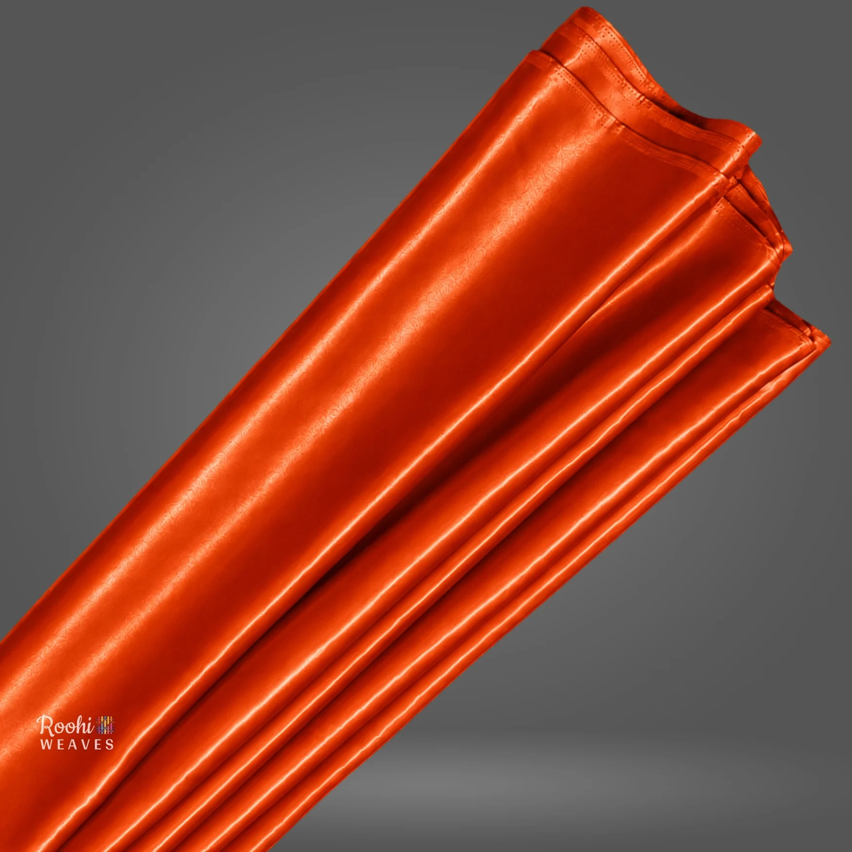 Orange Ultra Satin 8 KG Fabric - Image 3
