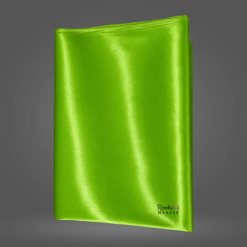 ''Parrot Green Ultra Satin 8 Kg Fabric''>