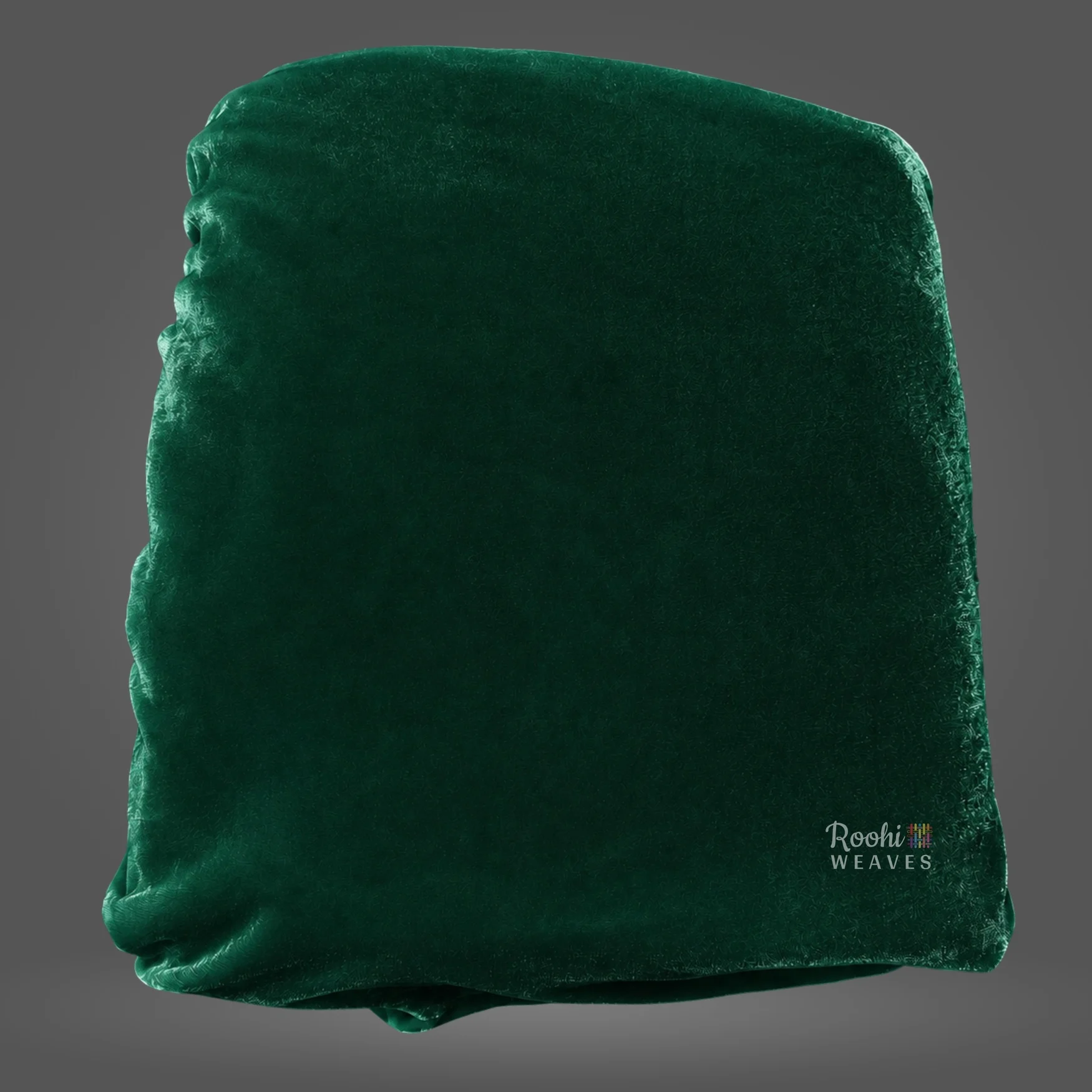 Peacock Green Premium Velvet 9000 Fabric - Image 2