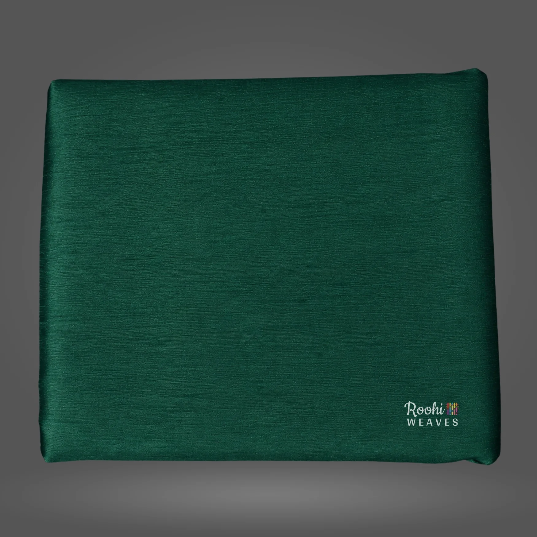 ''Peacock Green Roma Bangalori Fabric''>