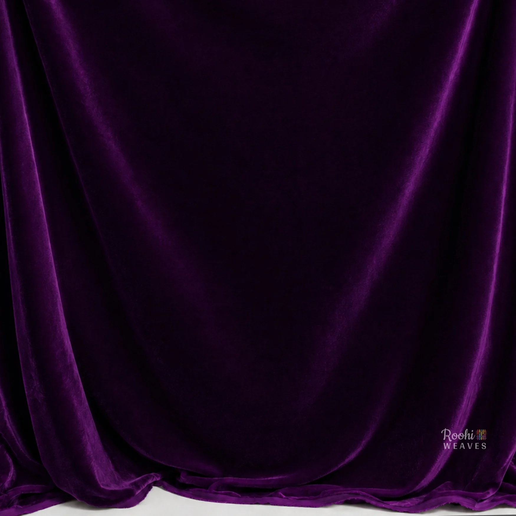 ''Purple Premium Velvet Fabric''>