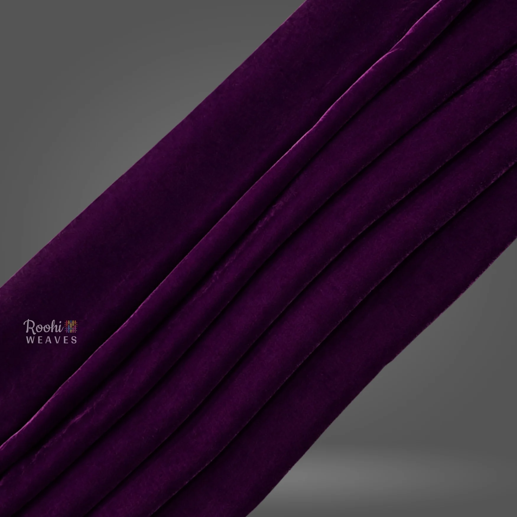 Purple Premium Velvet 9000 Fabric - Image 4