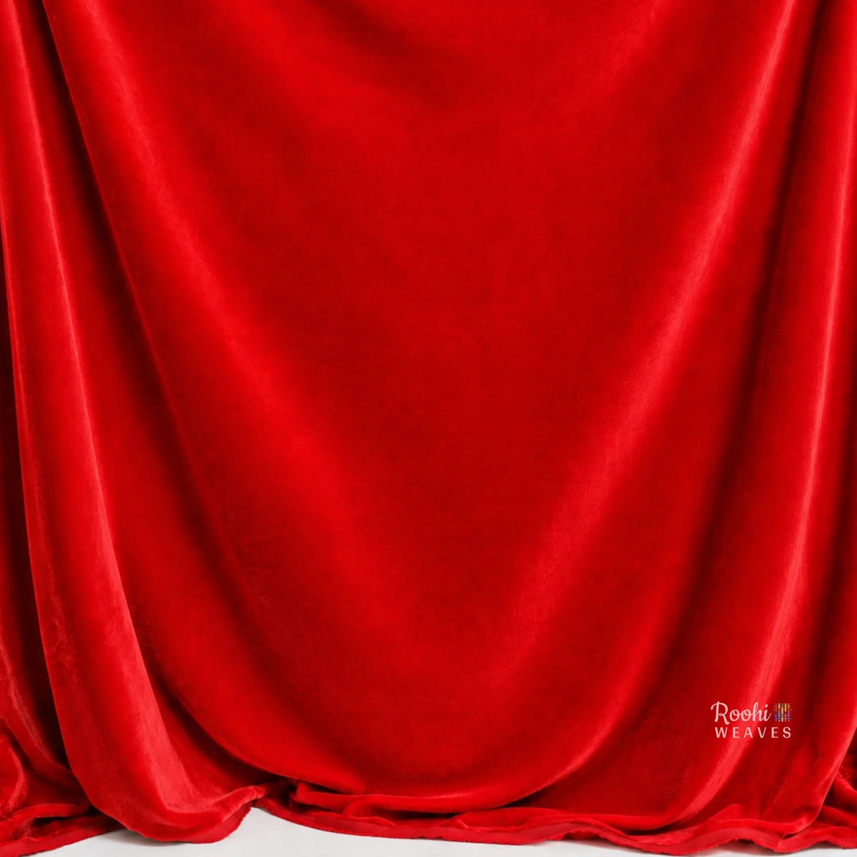 ''Red Premium Velvet Fabric''>