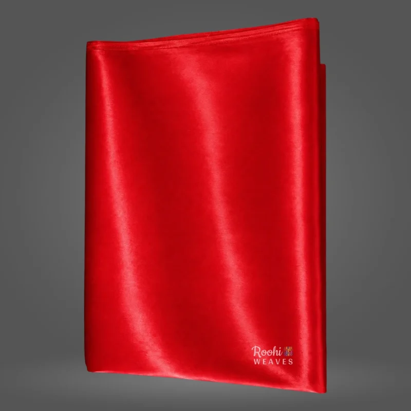 ''Red Ultra Satin 8 Kg Fabric''>