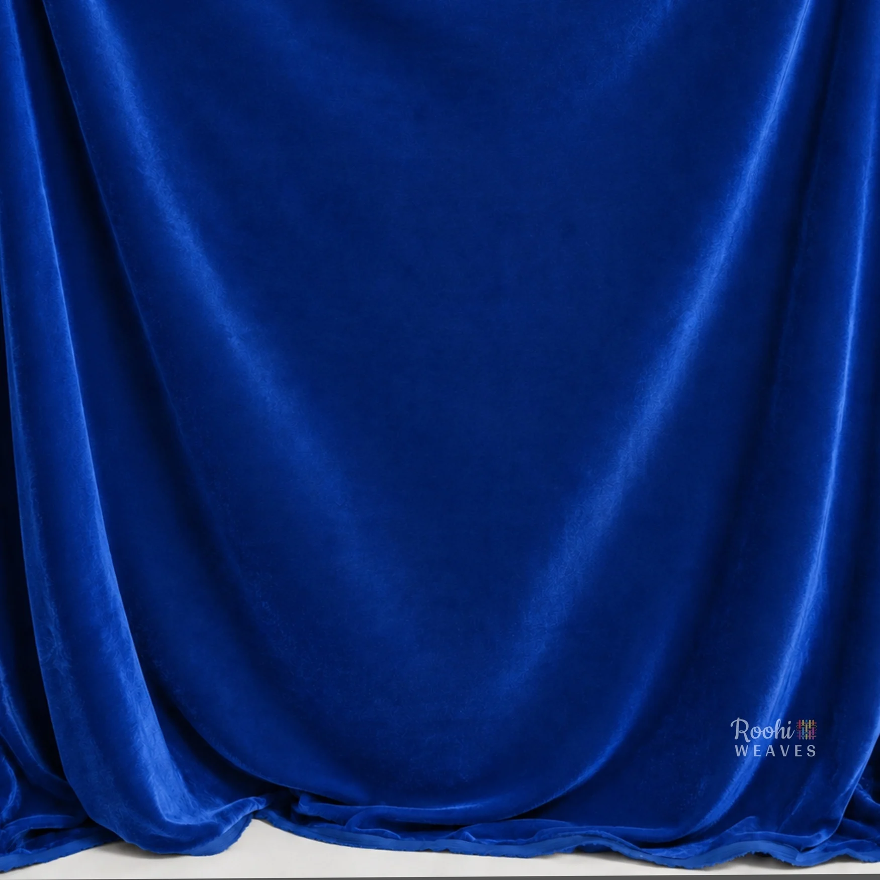 ''Royal Blue Premium Velvet Fabric''>