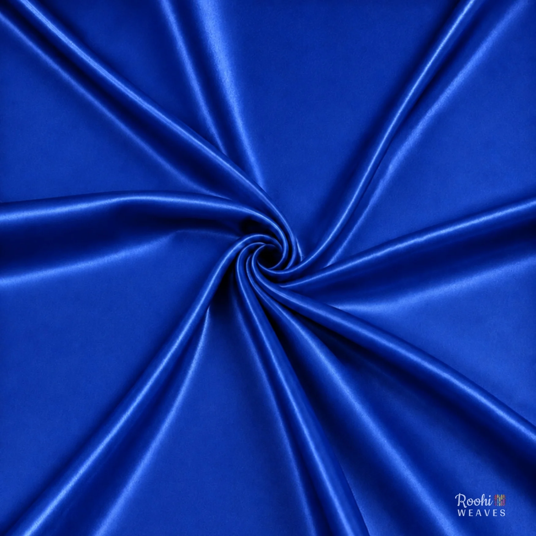 Royal Blue Ultra Satin 8 KG Fabric - Image 2