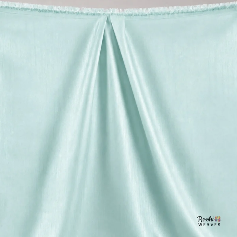 ''Sea Blue Dupion Fabric''>