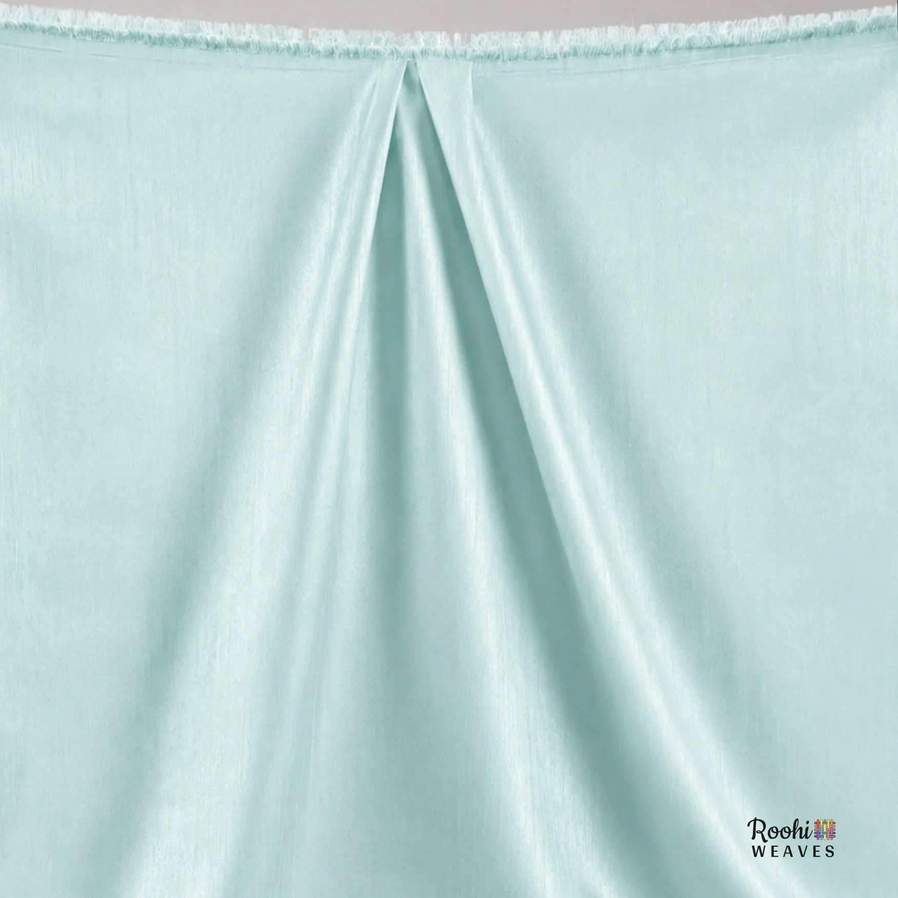 ''Sea Blue Dupion Fabric''>