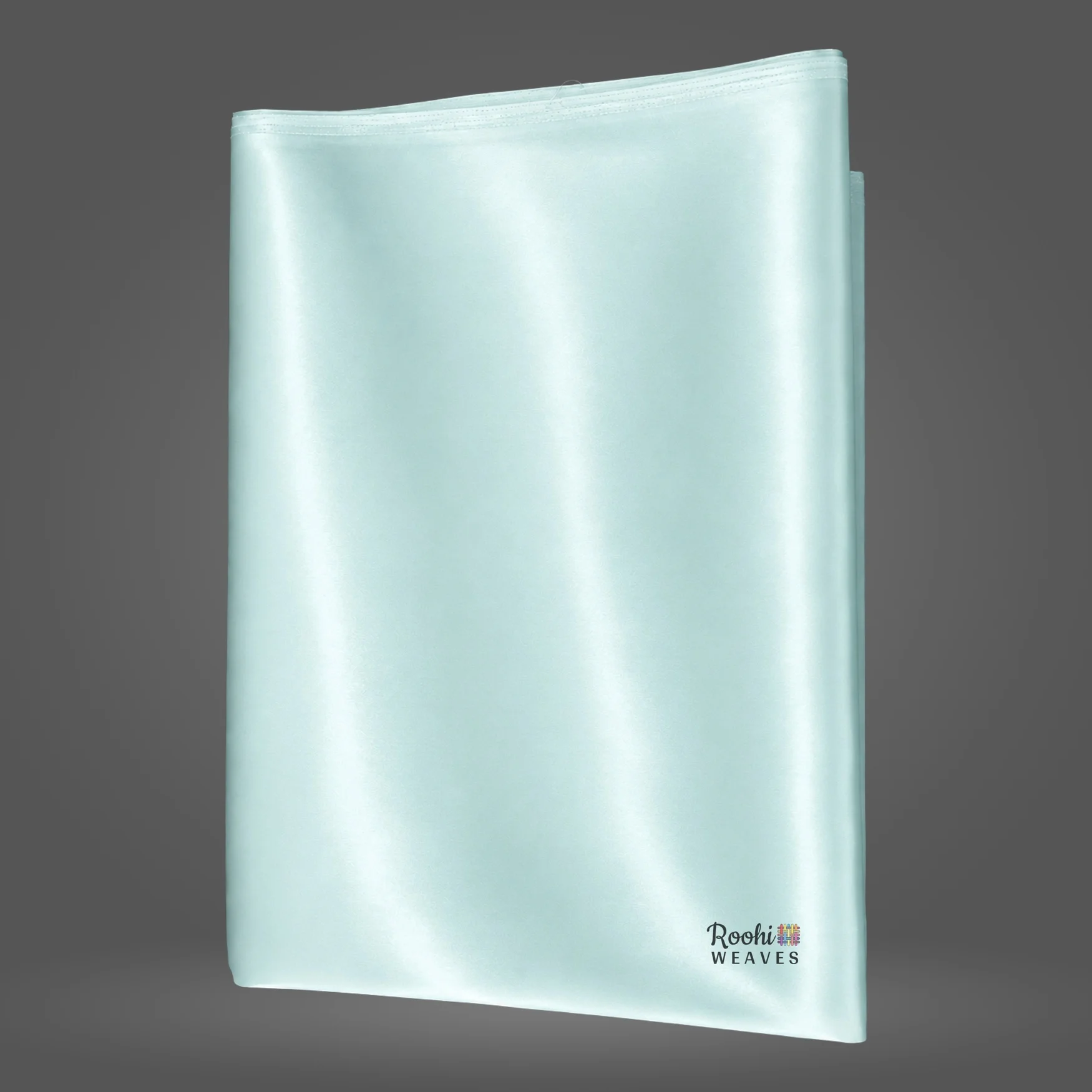 ''Sea Blue Ultra Satin 8 Kg Fabric''>