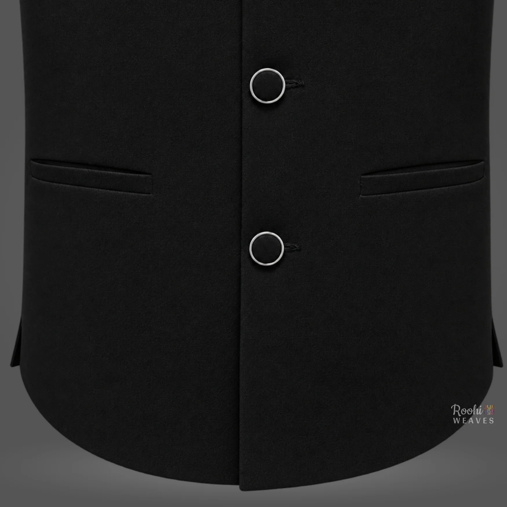 Black Nehru Jacket for Men