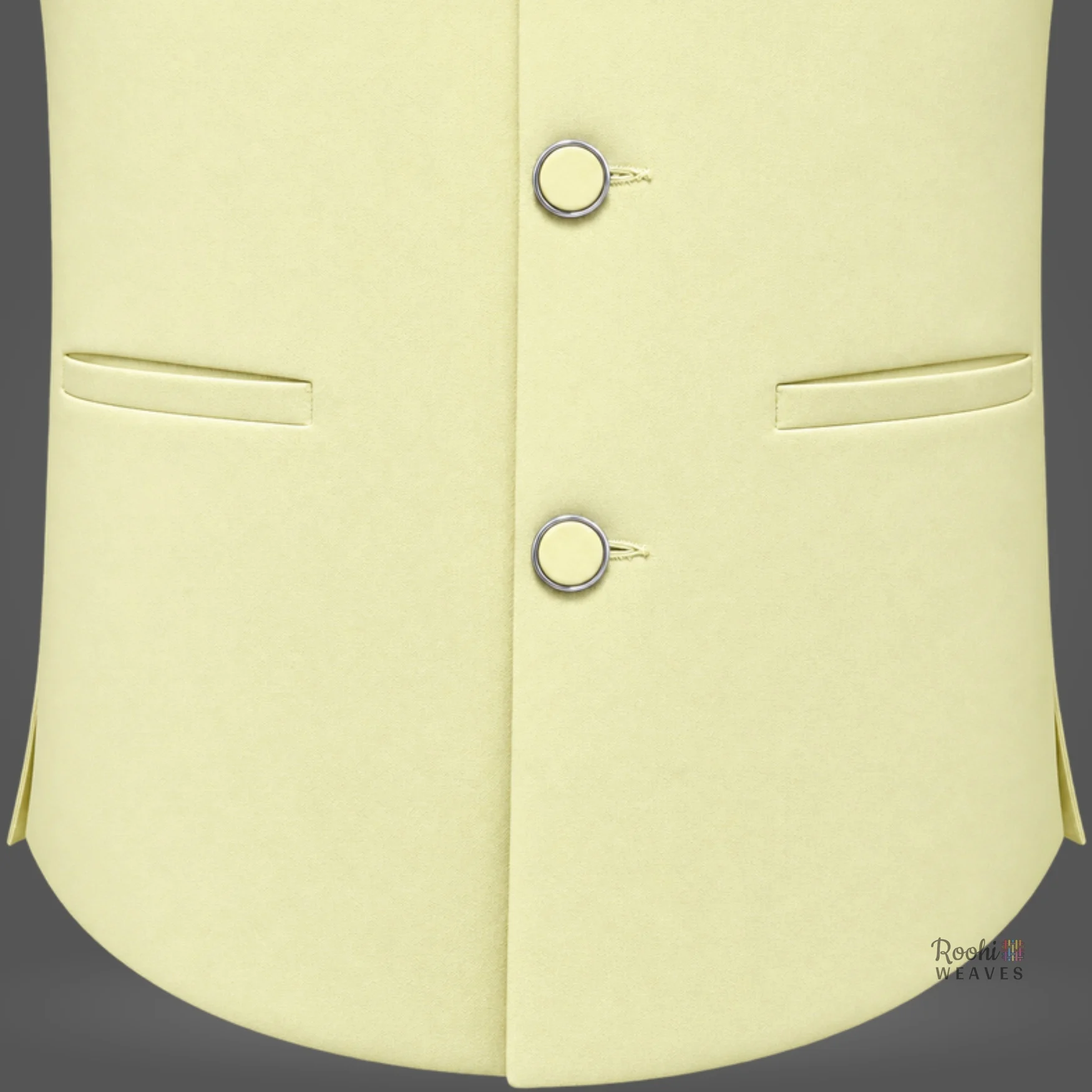 ''Cream Nehru Jacket''>