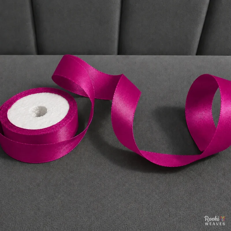 ''Magenta 1 inch mid range satin ribbon''>