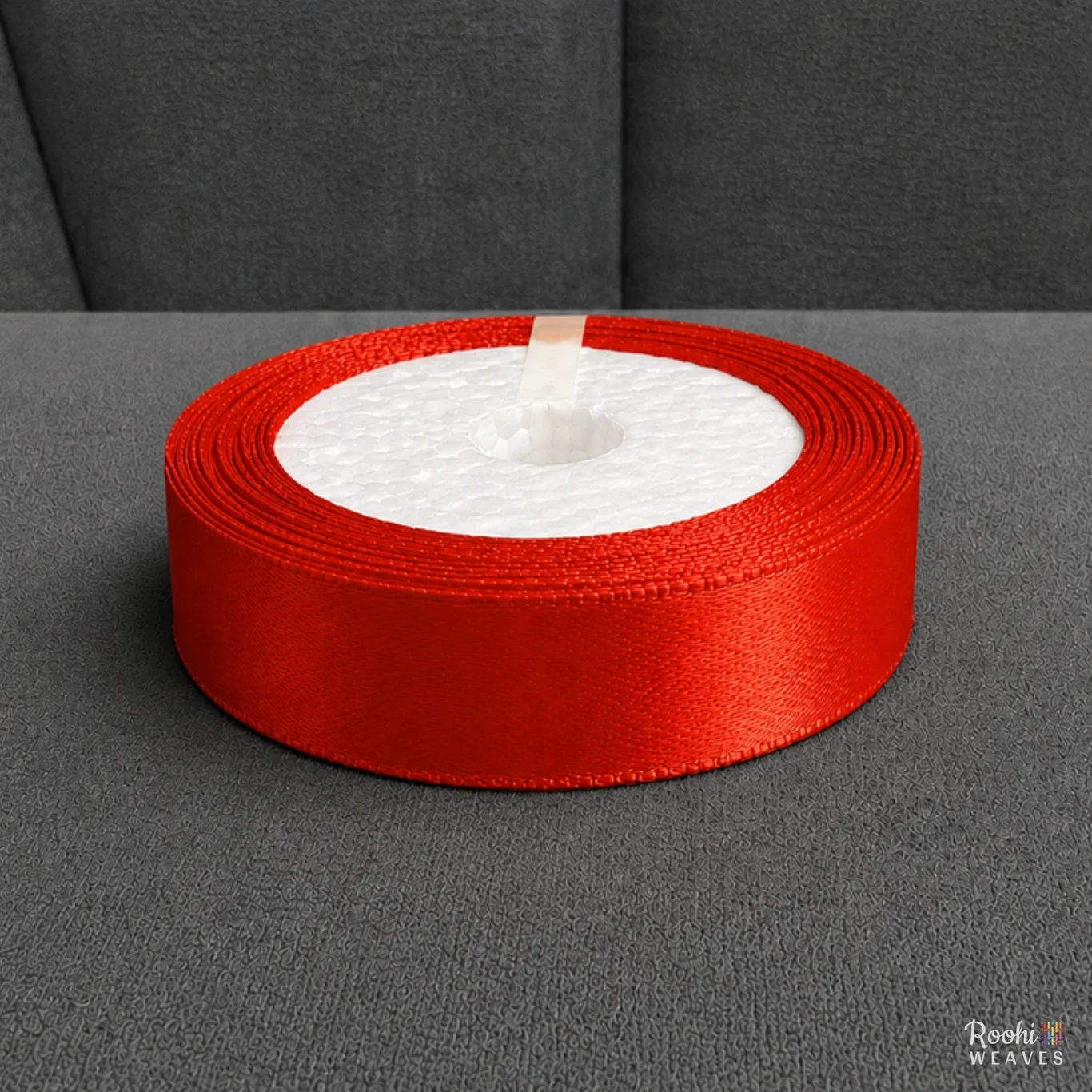 Orange 1 Inch Mid Range Satin Border