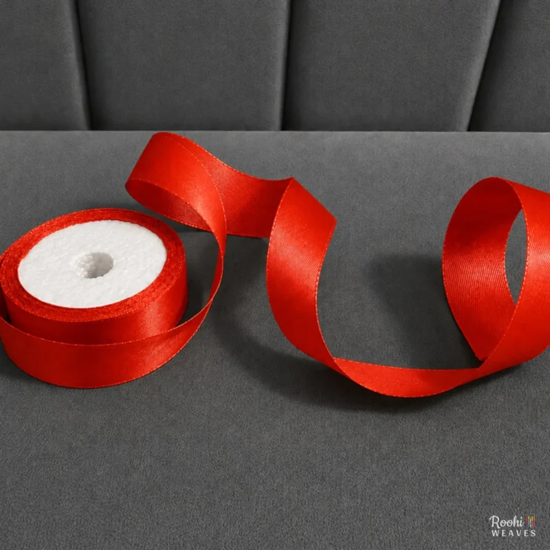 Orange 1 Inch Mid Range Satin Ribbon