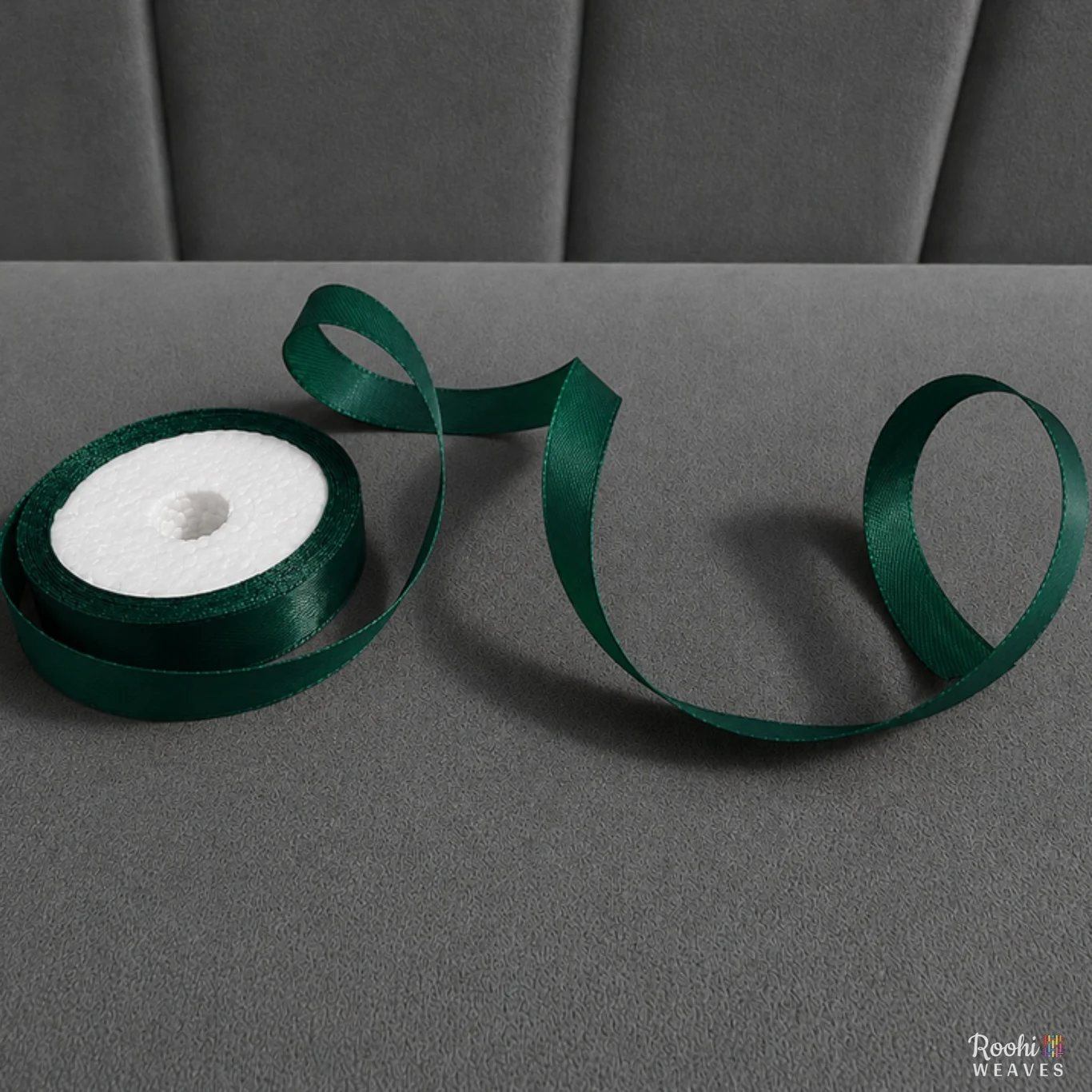 ''Peacock Green 0.5 Inch Mid Range Satin Ribbon''>