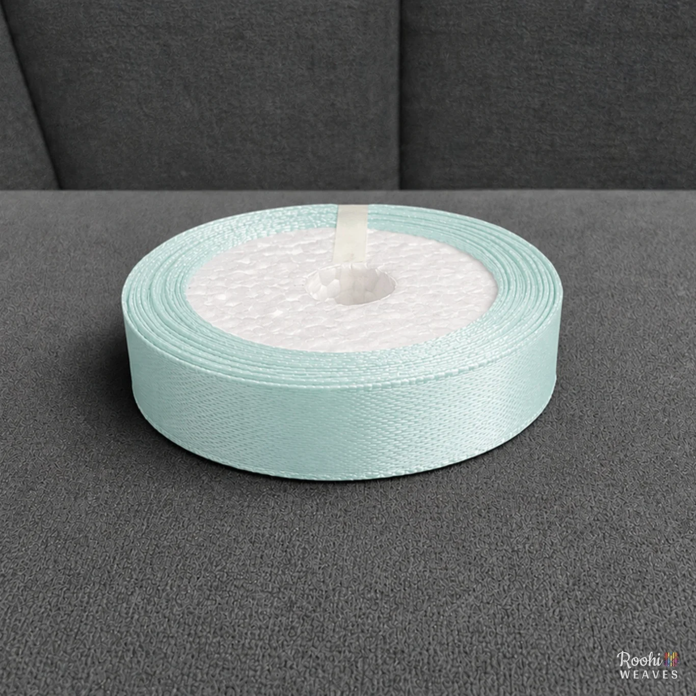 ''Sea Blue 0.5 Inch Mid Range Satin Border''>