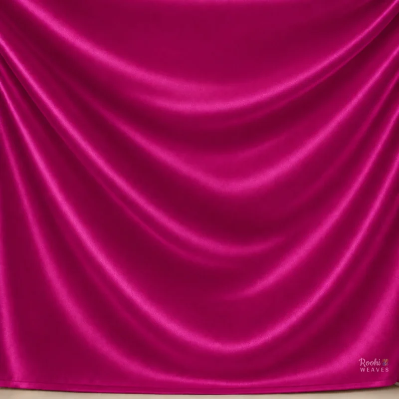 Magenta Japan Satin Fabric - Roohi Weaves