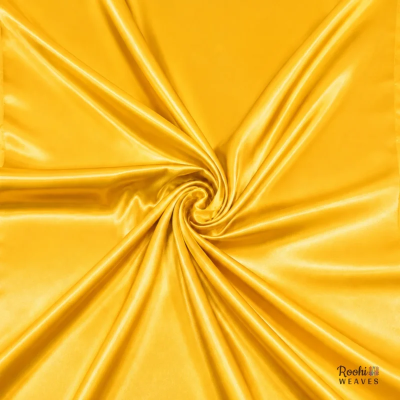 Mango Yellow Diamond Satin 10 Kg Fabric