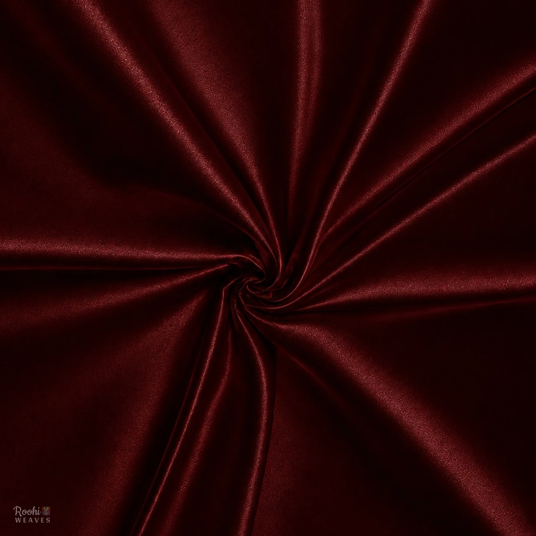 Maroon Premium Japan Satin Fabric - Roohi Weaves