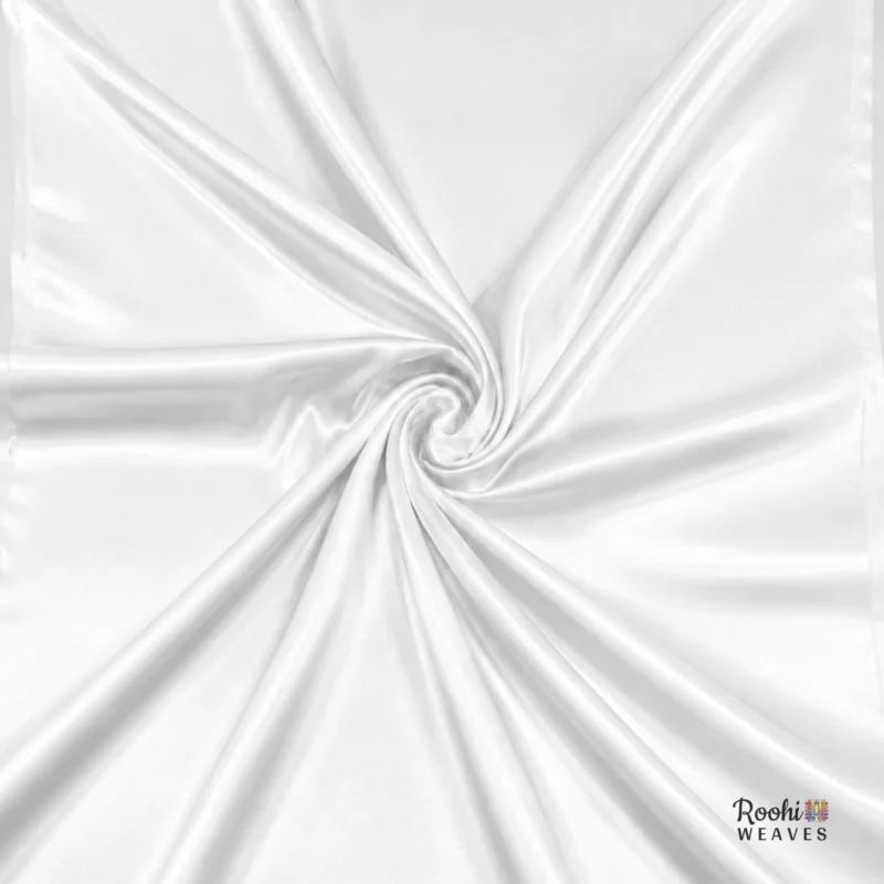 Milky White Diamond Satin 10 Kg Fabric