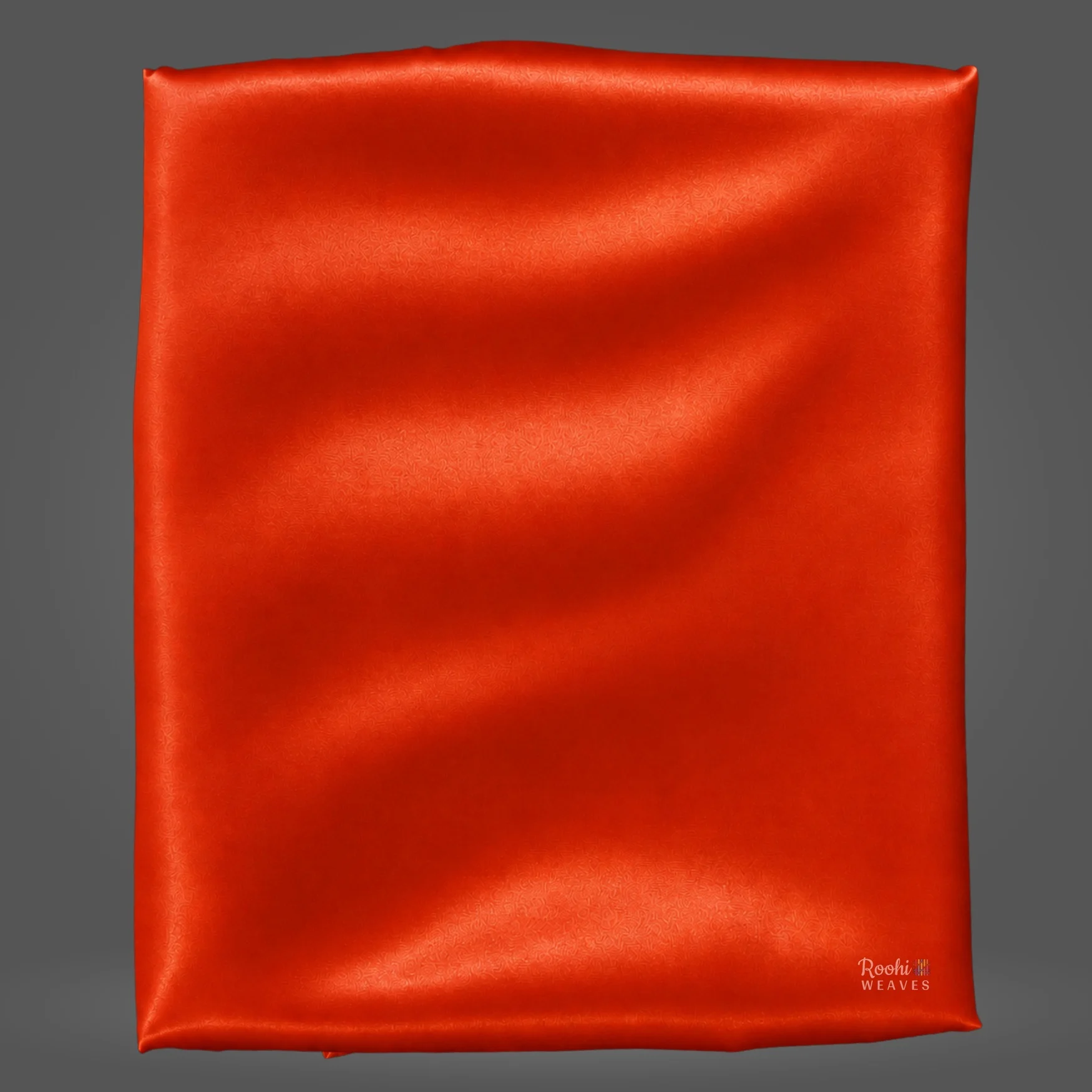 Orange Japan Satin Fabric