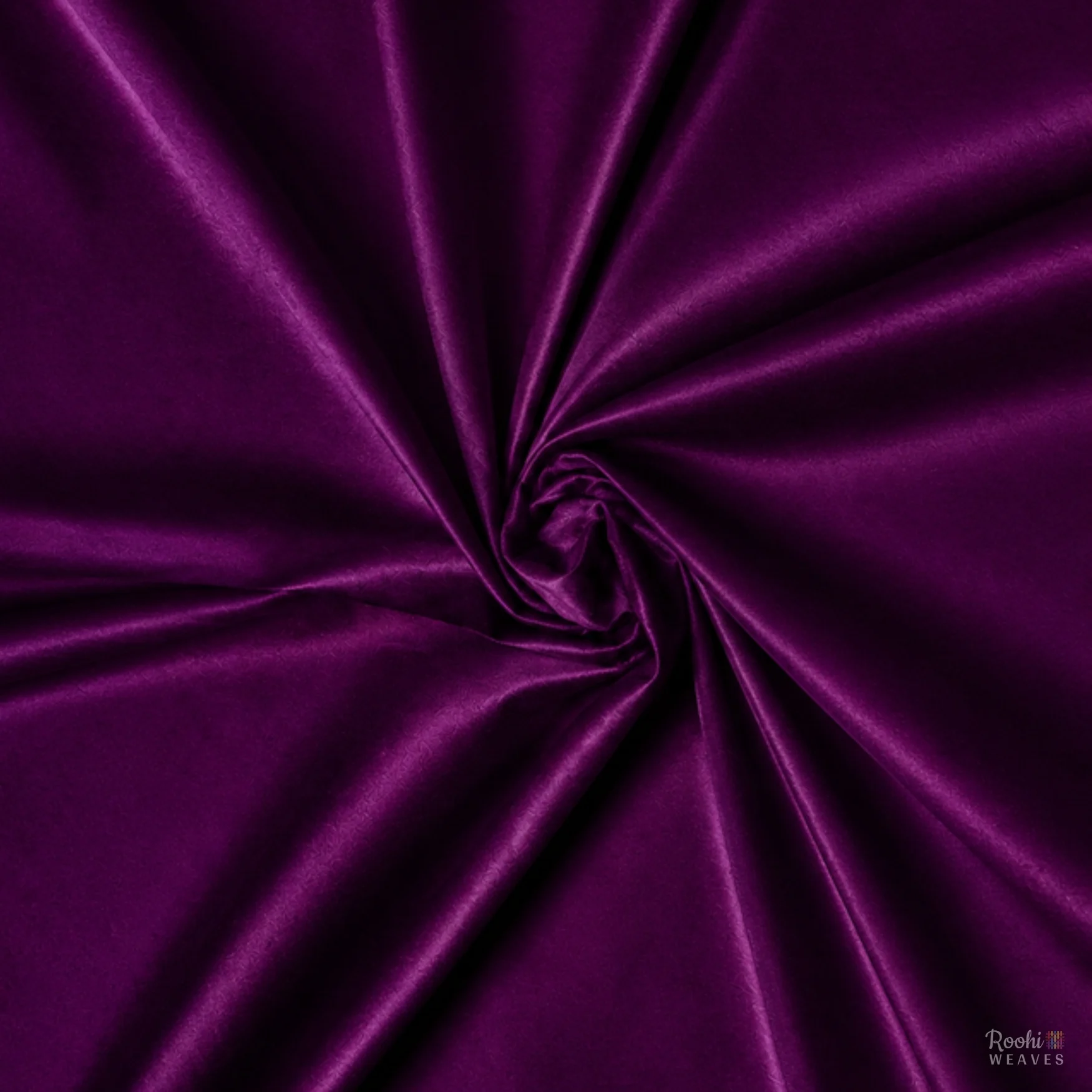 Purple Moss Satin Fabric