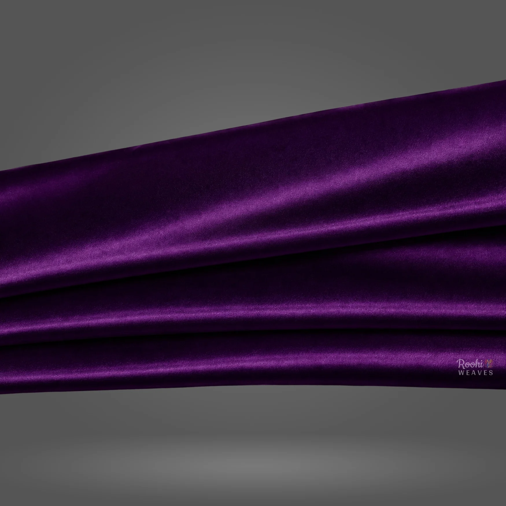 Purple Premium Moss Satin Fabric