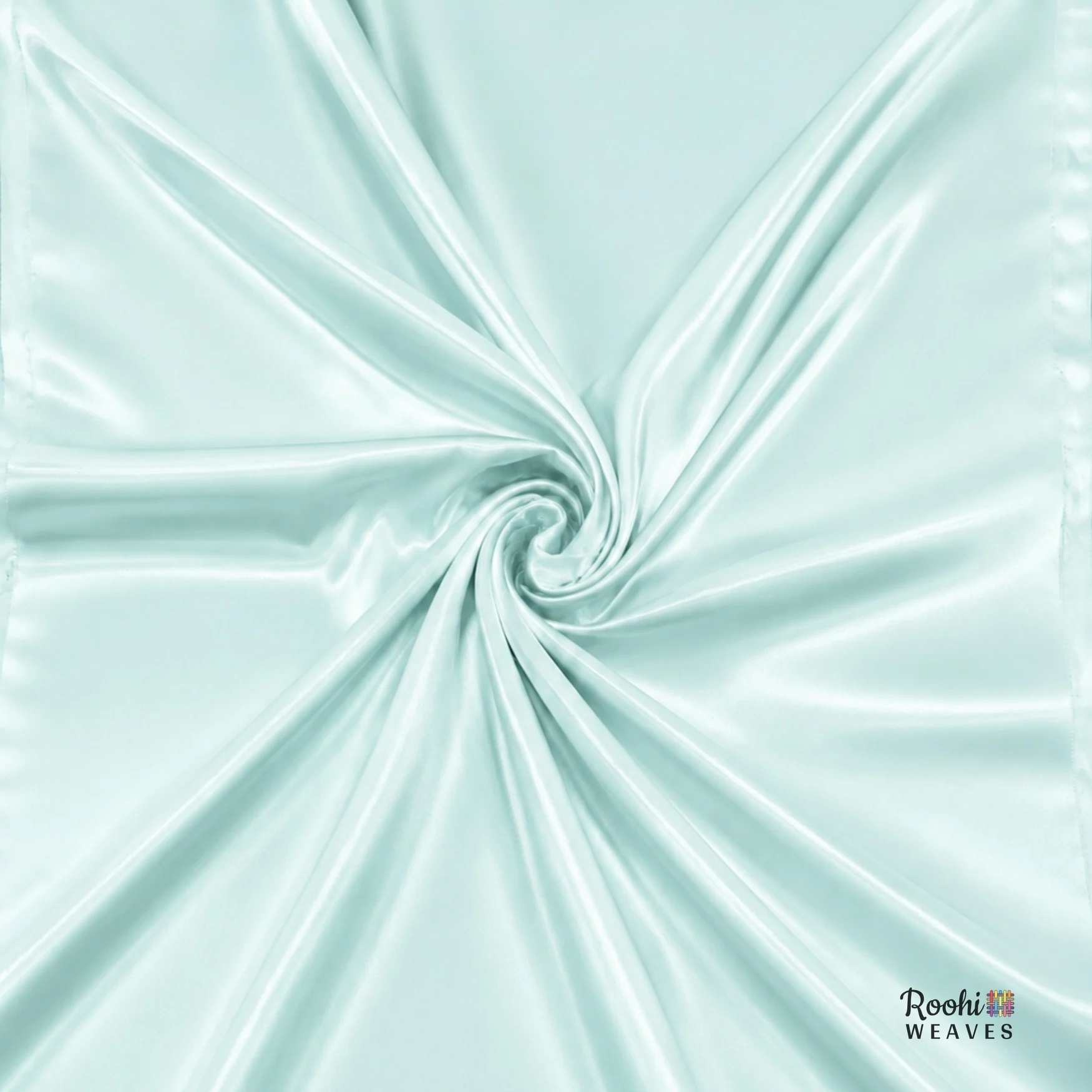 Sea Blue Diamond Satin 10 Kg Fabric